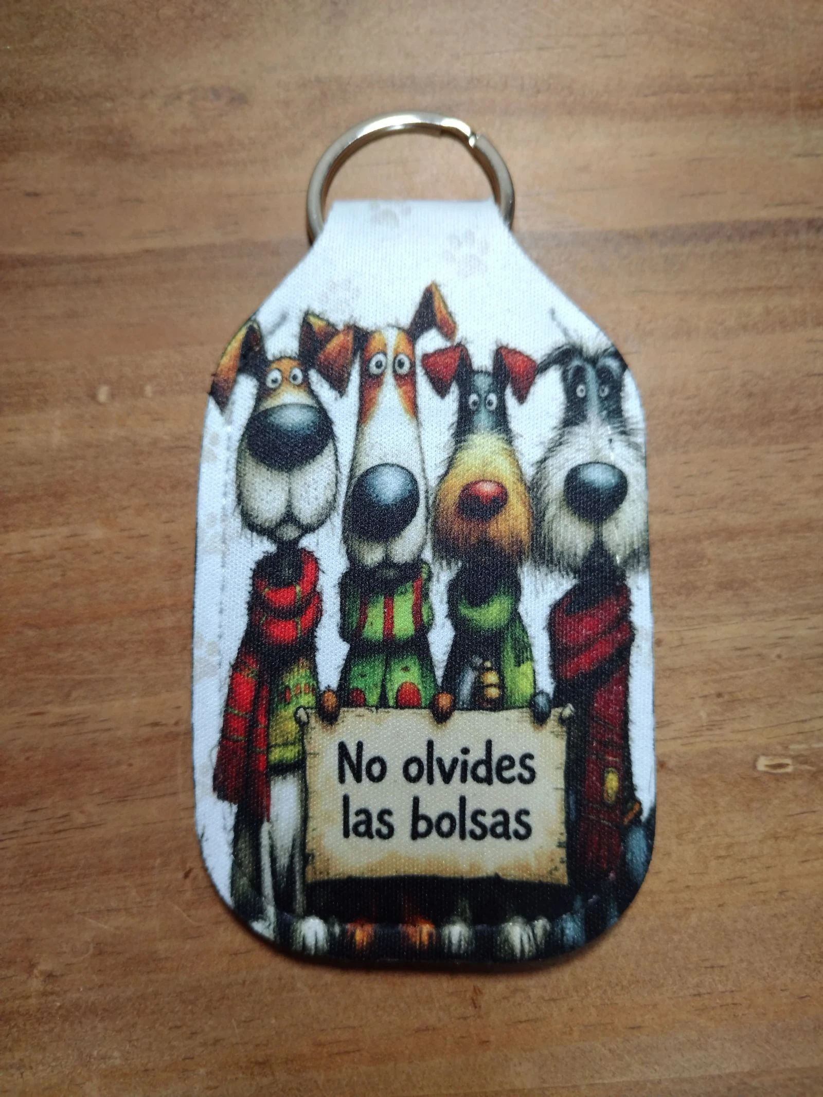 Chaveiro Porta bolsas para cães - Desenho de cães - Bolsas não incluídas. – photo 2